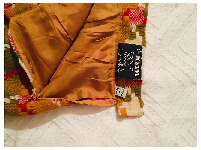 Gonna Moschino in lana multicolore 36 - vista 3
