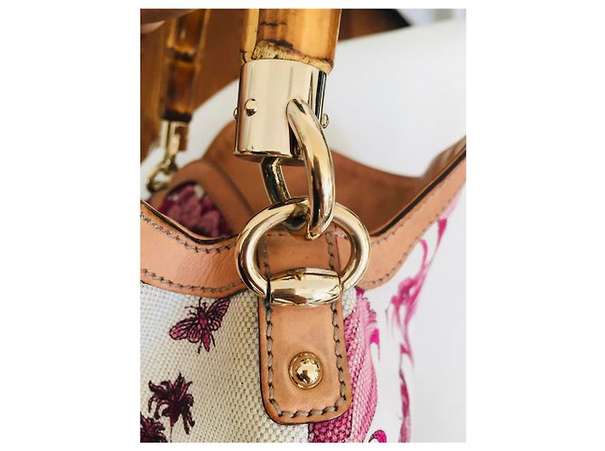 Ophidia Set Borsa e Portafoglio Gucci Rosso Cognac Bordò Crema - vista 6
