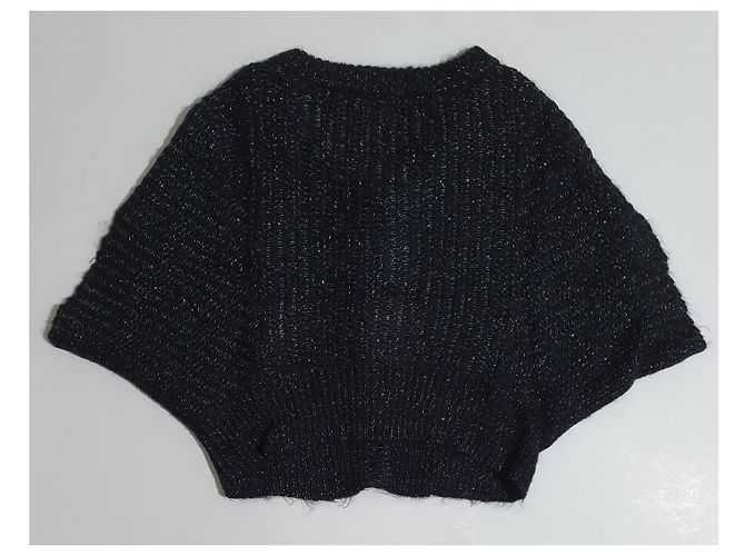 Bruuns Bazaar Cardigan Schwarz Mohair Nylon - Ansicht 4