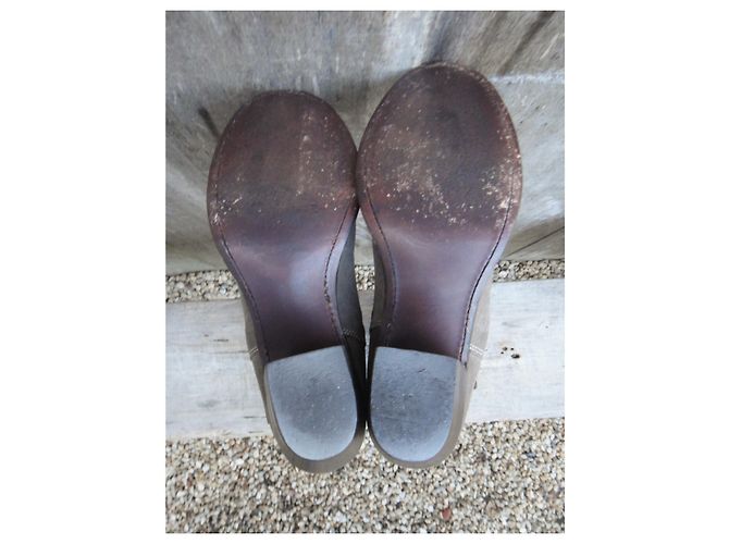 Frye Wildlederstiefel Taupe 36 - Ansicht 5
