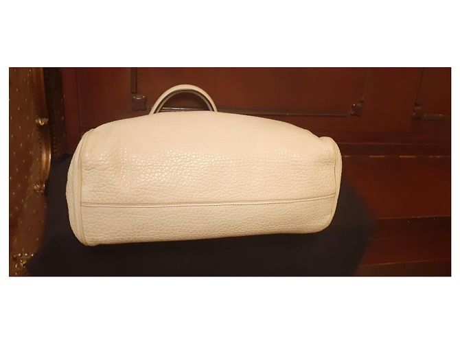 Dolce & Gabbana Borsa Sicily in pelle crema Crudo - vista 6