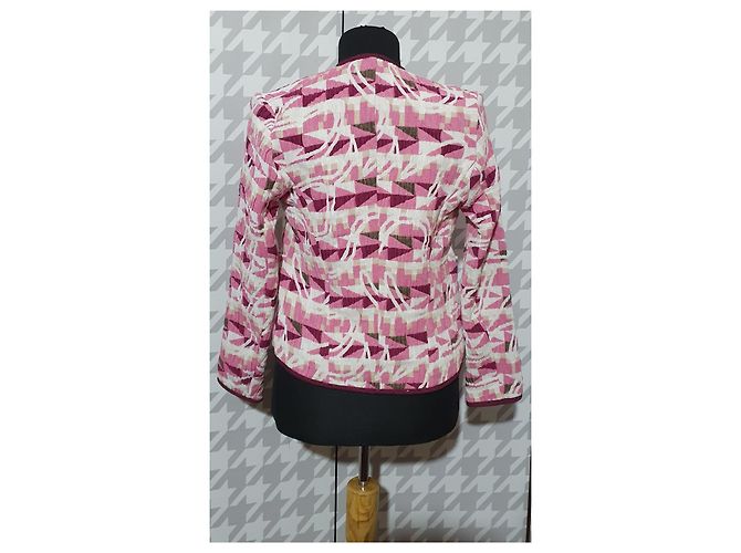 Blazer Maje Rosa e Viola in Cotone e Viscosa Taglia 36 Multicolore Porpora - vista 3