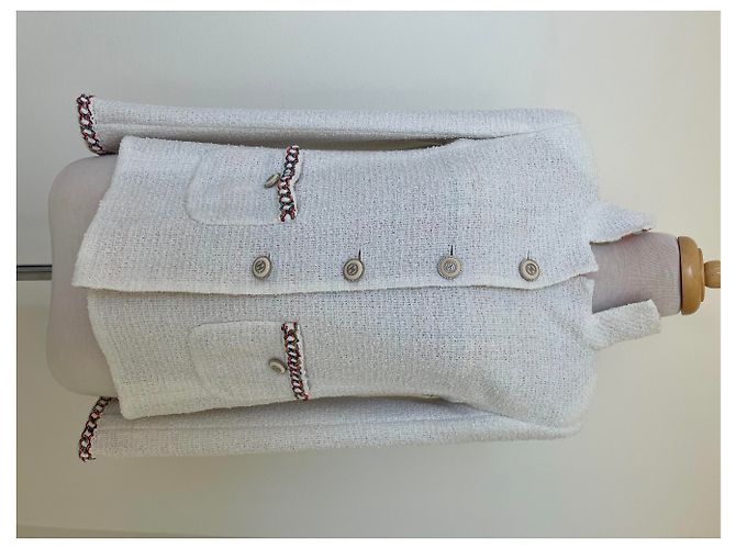 Chanel 2020 Jacke 38 Weiß - Ansicht 15