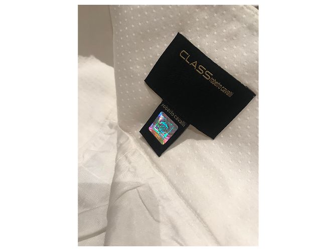 Gonna Roberto Cavalli con Fiori Ricamati Bianca e Nera Nero Bianco Bianco sporco - vista 10