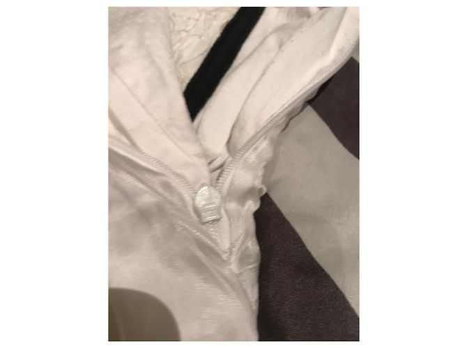 Gonna Roberto Cavalli con Fiori Ricamati Bianca e Nera Nero Bianco Bianco sporco - vista 14