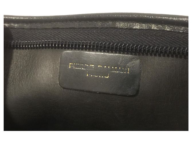 PIERRE BALMAIN mini pochette toile 1945 Noir Blanc - vue 5