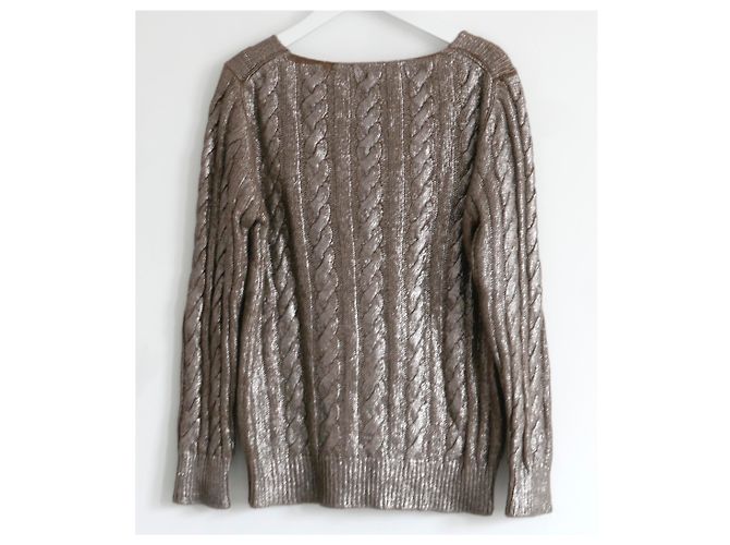 Prada AW04 Gold Paint Jumper - Ansicht 2