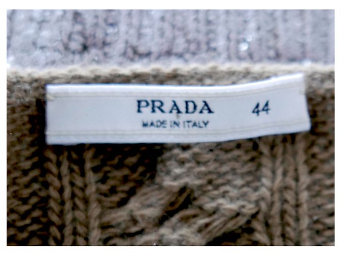 Prada AW04 Gold Paint Jumper - Ansicht 4