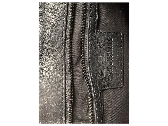 Borsa a mano Zadig & Voltaire Ziggy in pelle vernice nera Nero - vista 3