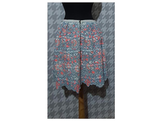 Falda de ganchillo Manoush de algodón Talla 38 Multicolor - vista 3