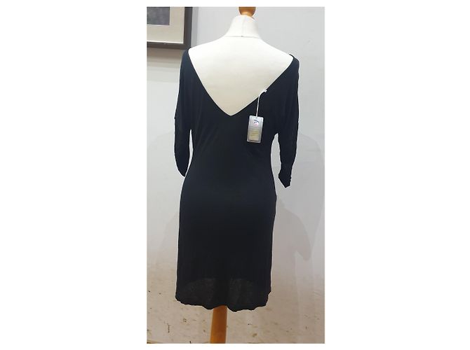 Just Cavalli Schwarzes Cavalli-Kleid mit Kette - Ansicht 9