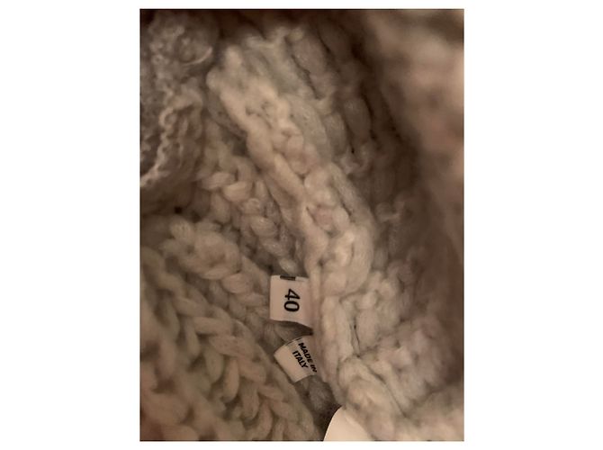 Abrigo de mohair gris Vionnet - vista 7