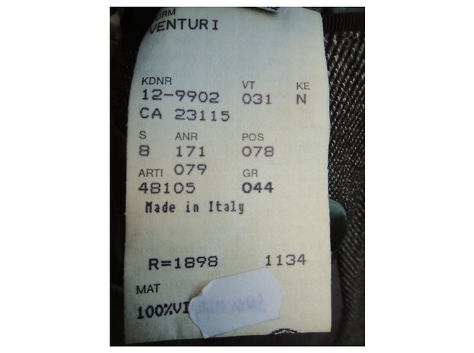 Hugo Boss brown wool herringbone coat size 44 - view 8