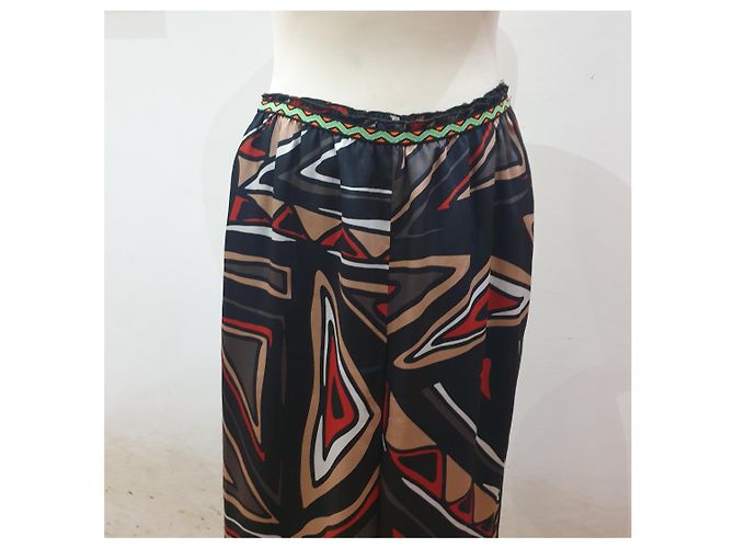 Maliparmi multicolor patterned trousers Multiple colors - view 11