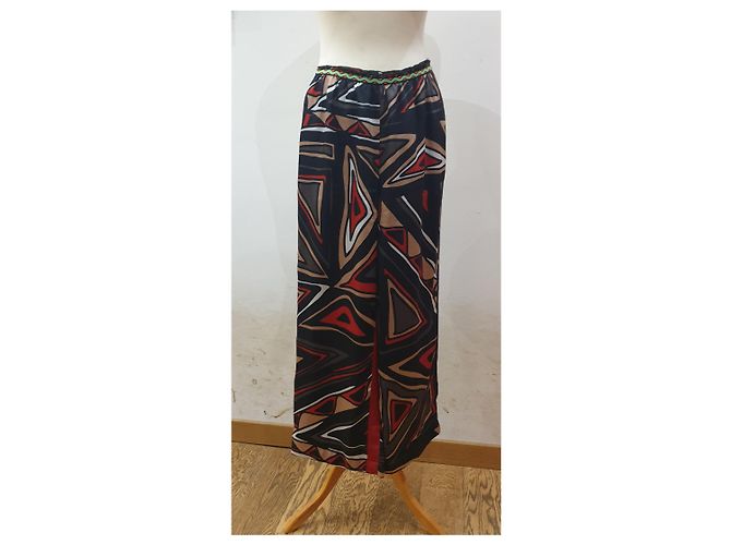 Maliparmi multicolor patterned trousers Multiple colors - view 2