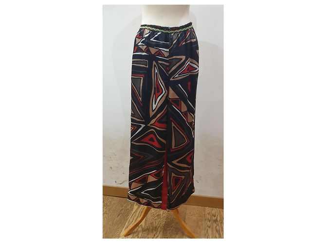 Maliparmi multicolor patterned trousers Multiple colors - view 3