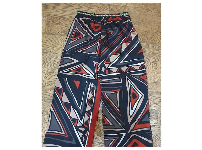 Maliparmi multicolor patterned trousers Multiple colors - view 5