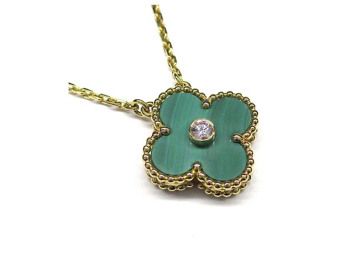 Van Cleef & Arpels Van Cleef & Arpels  18Collana con pendente Alhambra in oro K e diamanti - vista 6