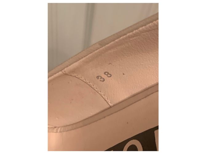 Décolleté John Richmond in pelle crema - vista 7