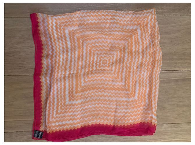 Missoni Seidenschal Orange Fuchsia Fuschia - Ansicht 2