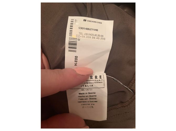 Vestito lungo monospalla Just Cavalli Marrone Chiaro Viscosa - vista 7