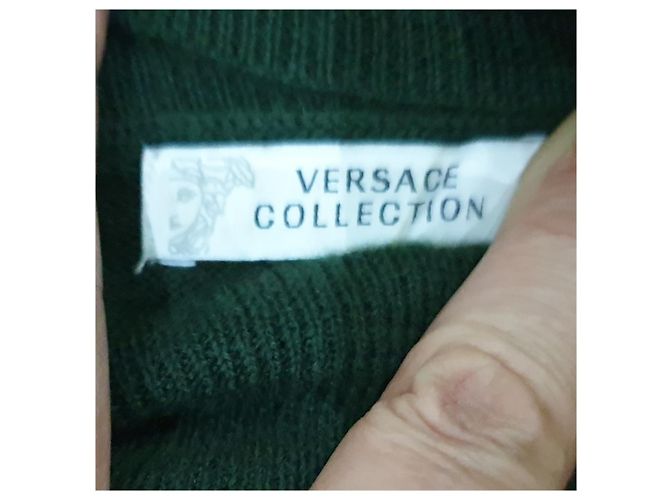 Versace gemustertes Wollkleid Mehrfarben - Ansicht 6