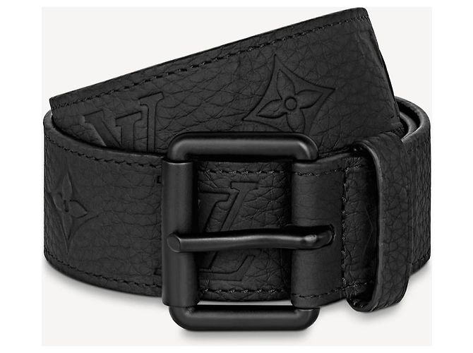 Firma Louis Vuitton 35cintura mm 90cm Nero - vista 2