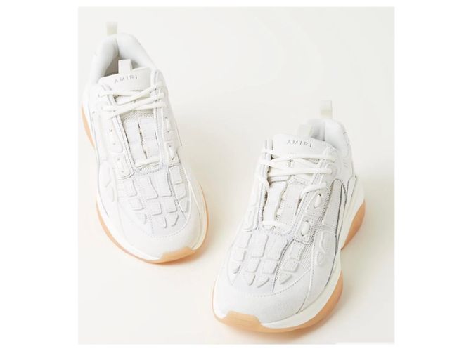 Taglia Amiri Bone Runner 42 Bianco - vista 3