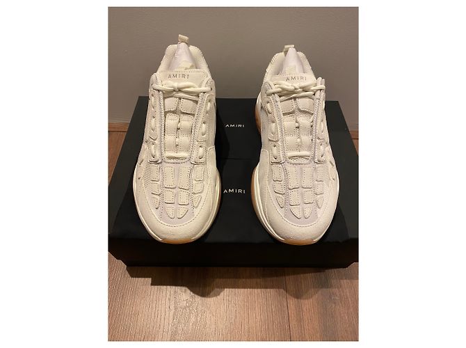Taglia Amiri Bone Runner 42 Bianco - vista 5