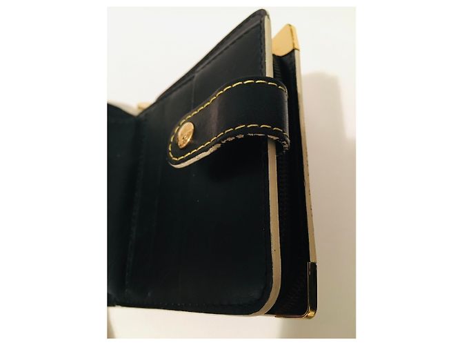 Louis Vuitton Purses, wallets, cases Black Cognac Gold hardware - view 12