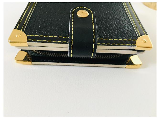 Louis Vuitton Purses, wallets, cases Black Cognac Gold hardware - view 16