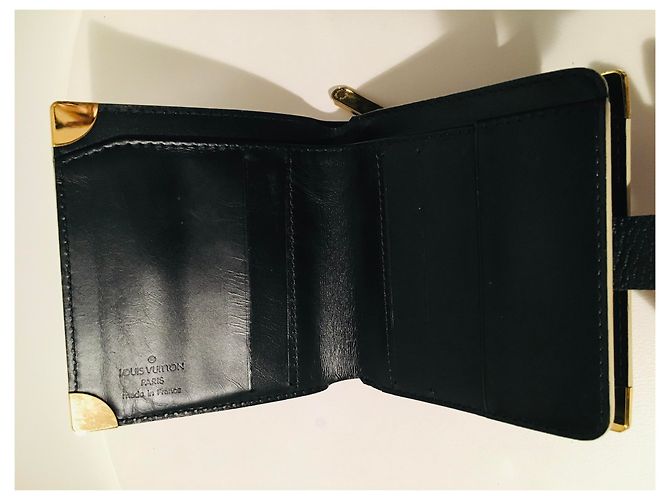 Louis Vuitton Purses, wallets, cases Black Cognac Gold hardware - view 5