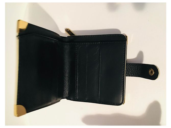 Louis Vuitton Purses, wallets, cases Black Cognac Gold hardware - view 6