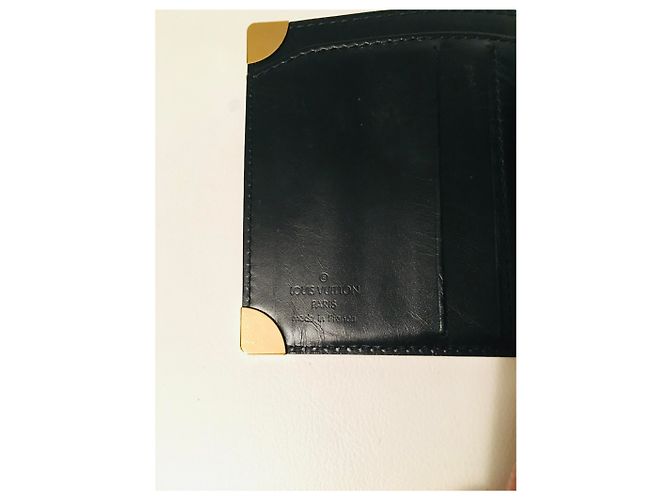 Louis Vuitton Purses, wallets, cases Black Cognac Gold hardware - view 9