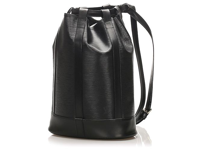 Louis Vuitton Black Epi Randonnee GM Nero - vista 2