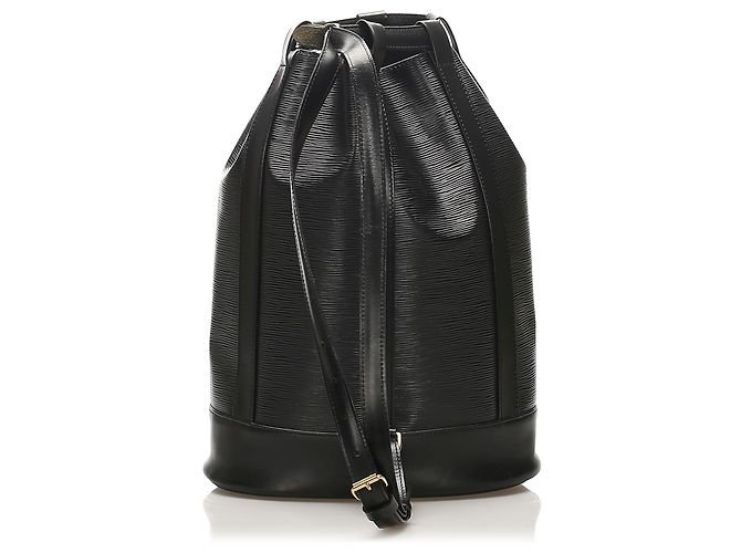 Louis Vuitton Black Epi Randonnee GM Nero - vista 3