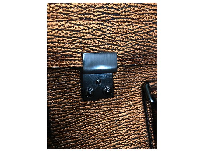 3.1 Phillip Lim Pashli Borsa in pelle bronzo media - vista 12