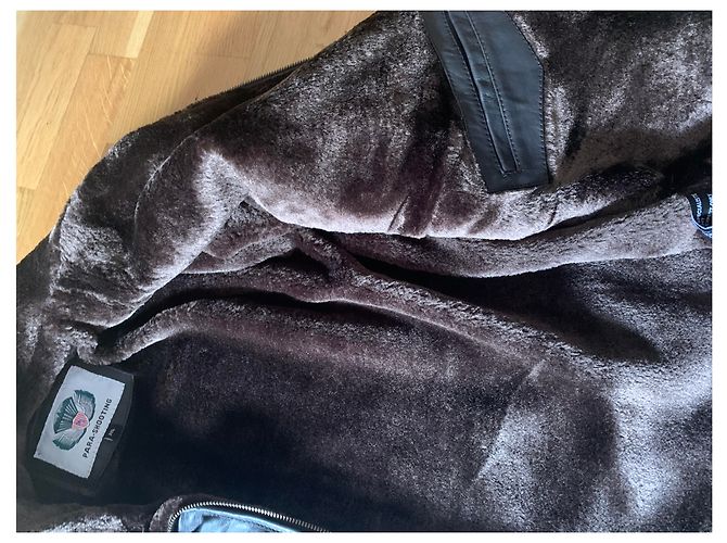 Autre Marque Lammfelljacke braun - Ansicht 2