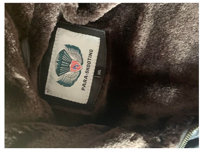 Autre Marque Lammfelljacke braun - Ansicht 3