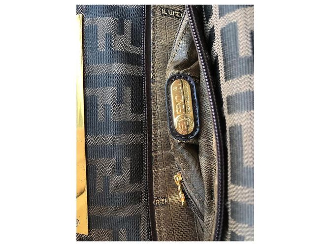 Borsa Fendi Monogramma in tela marrone - vista 2