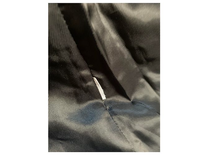 Abrigo Zara Negro de Tela M - vista 5