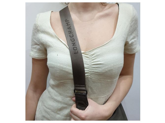 Longchamp Hobo Umhängetasche Braun - Ansicht 12