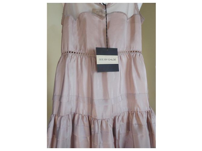 See by Chloé Kleid aus Seide und Polyester - Ansicht 3