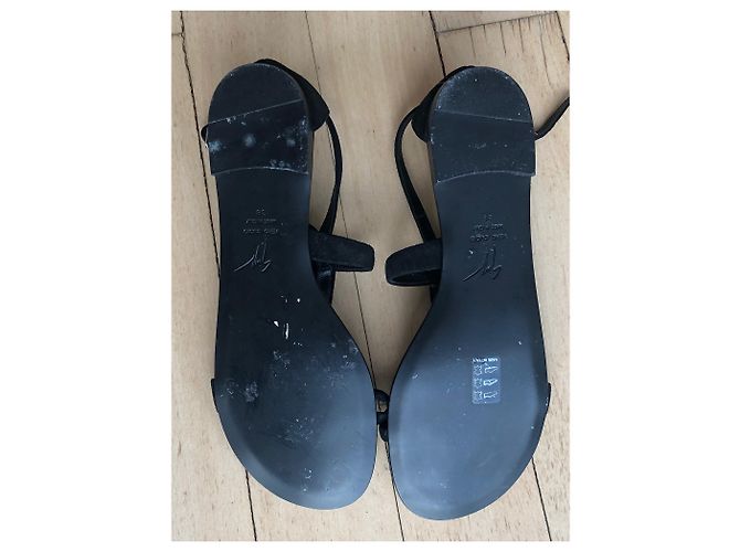 Giuseppe Zanotti Sandali con perline a forma di serpente Nero - vista 4