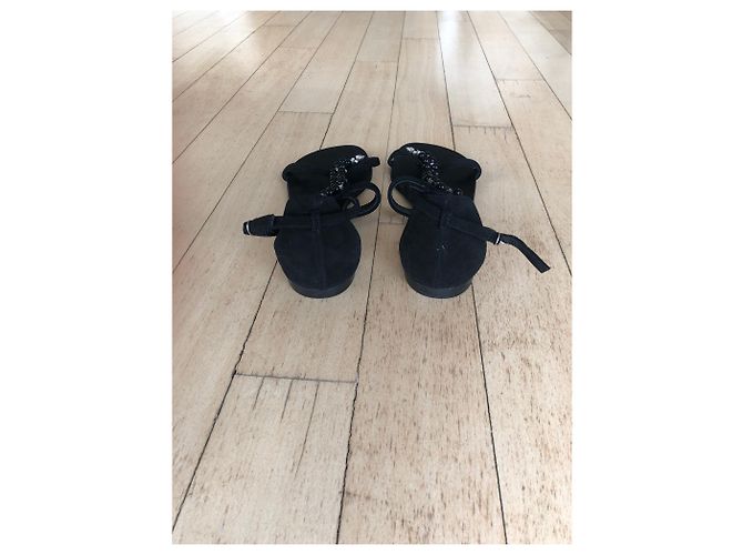 Giuseppe Zanotti Sandali con perline a forma di serpente Nero - vista 5