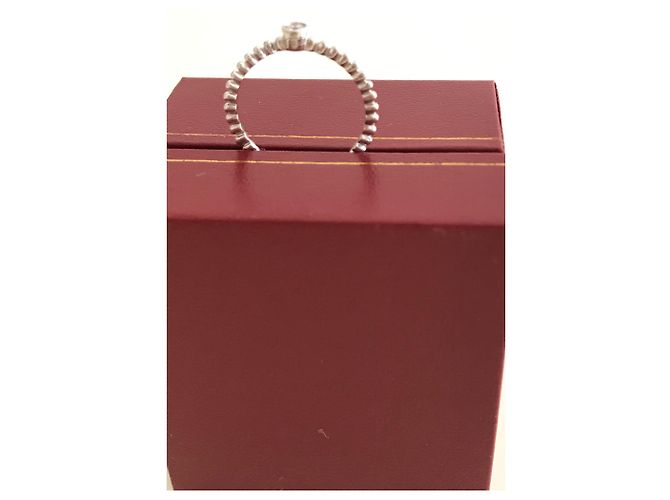 Djula Solitaire Anhänger und Kette. Einsamer Ring Silber - Ansicht 7