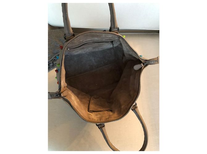 Bottega Veneta Knot Borsa a mano Grigio - vista 5