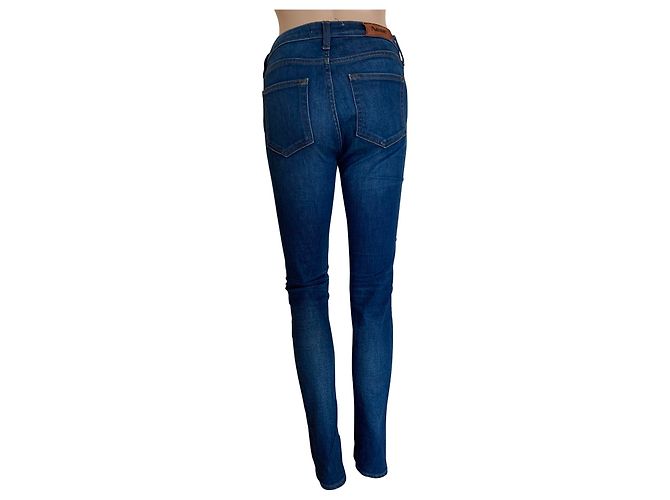 Jeans Acne in denim blu - vista 2