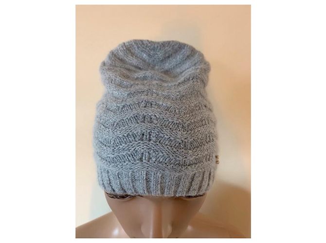 Cappello Elisabetta Franchi in lana grigio - vista 3