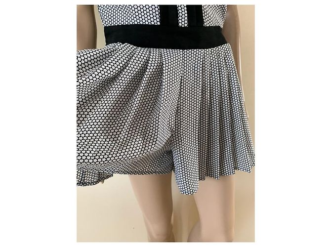 Autre Marque Warehouse Jumpsuit Black and White Polyester - view 2